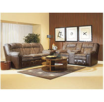Lane Furniture William Double Reclining Loveseat With Console And Storage