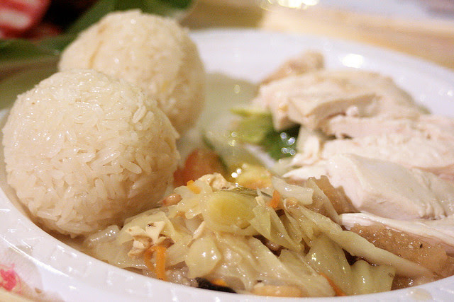 Yeh Lai Siang's chicken rice balls were actually not bad!