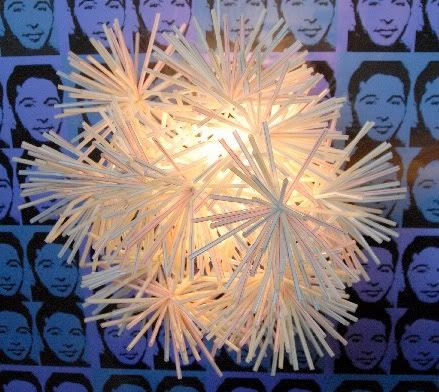Drinking Straw Light Fixture