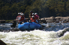 rafting on the James River, Richmond, VA 9/8/2005