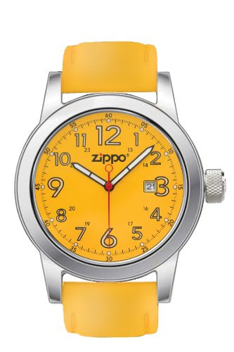 Zippo Menâs Casual Outdoor Analog Adventure Watch â Yellow Dial