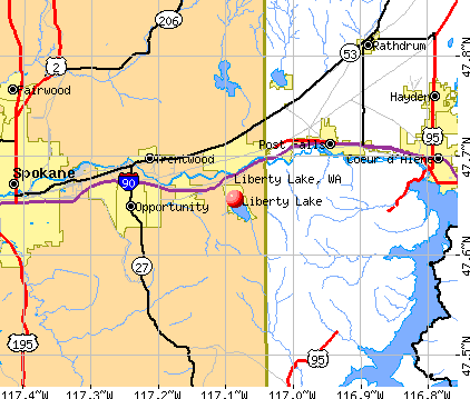 Liberty Lake Washington Map Liberty Lake, Washington (WA 99016, 99019) profile: population 
