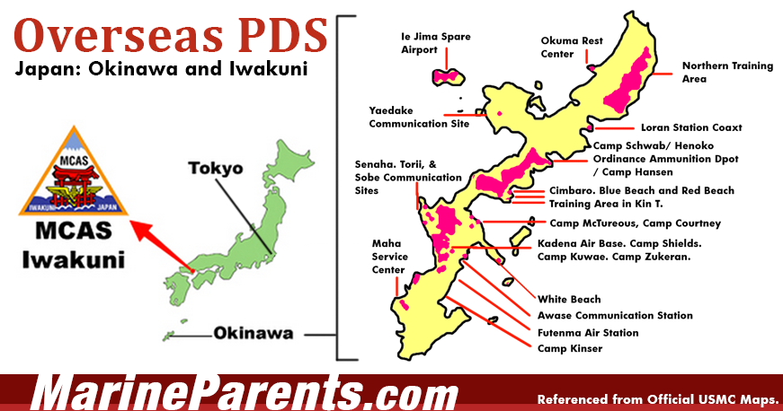 Military Bases In Japan Map Marine Corps Bases in Japan: General Information