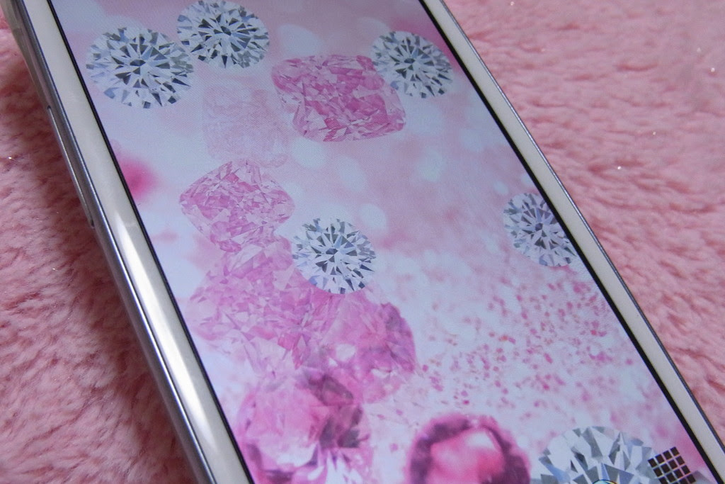 スマホのホーム画面に キラフワ なダイヤモンドを散りばめよう ライブ壁紙 ピンクダイヤモンドライブ壁紙 Androidアプリ S Max