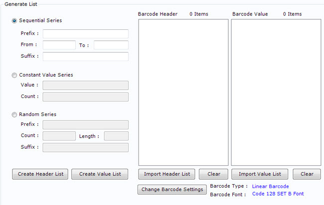Create Barcode Labels