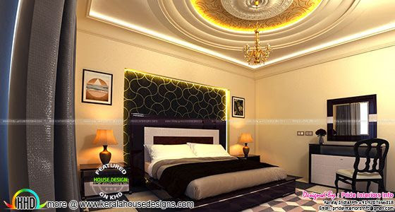 Luxury bedroom interior