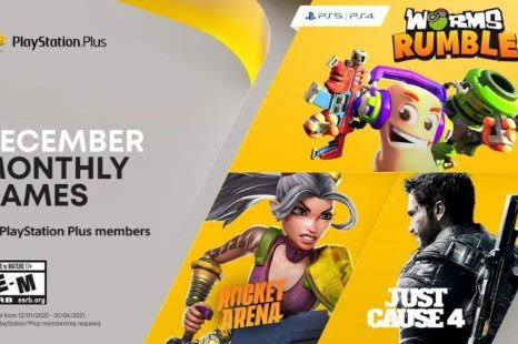 Worms Rumble, Just Cause 4 and Rocket Arena Coming to PlayStation Plus December 2020