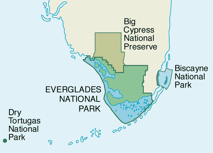 Map Of Florida National Parks