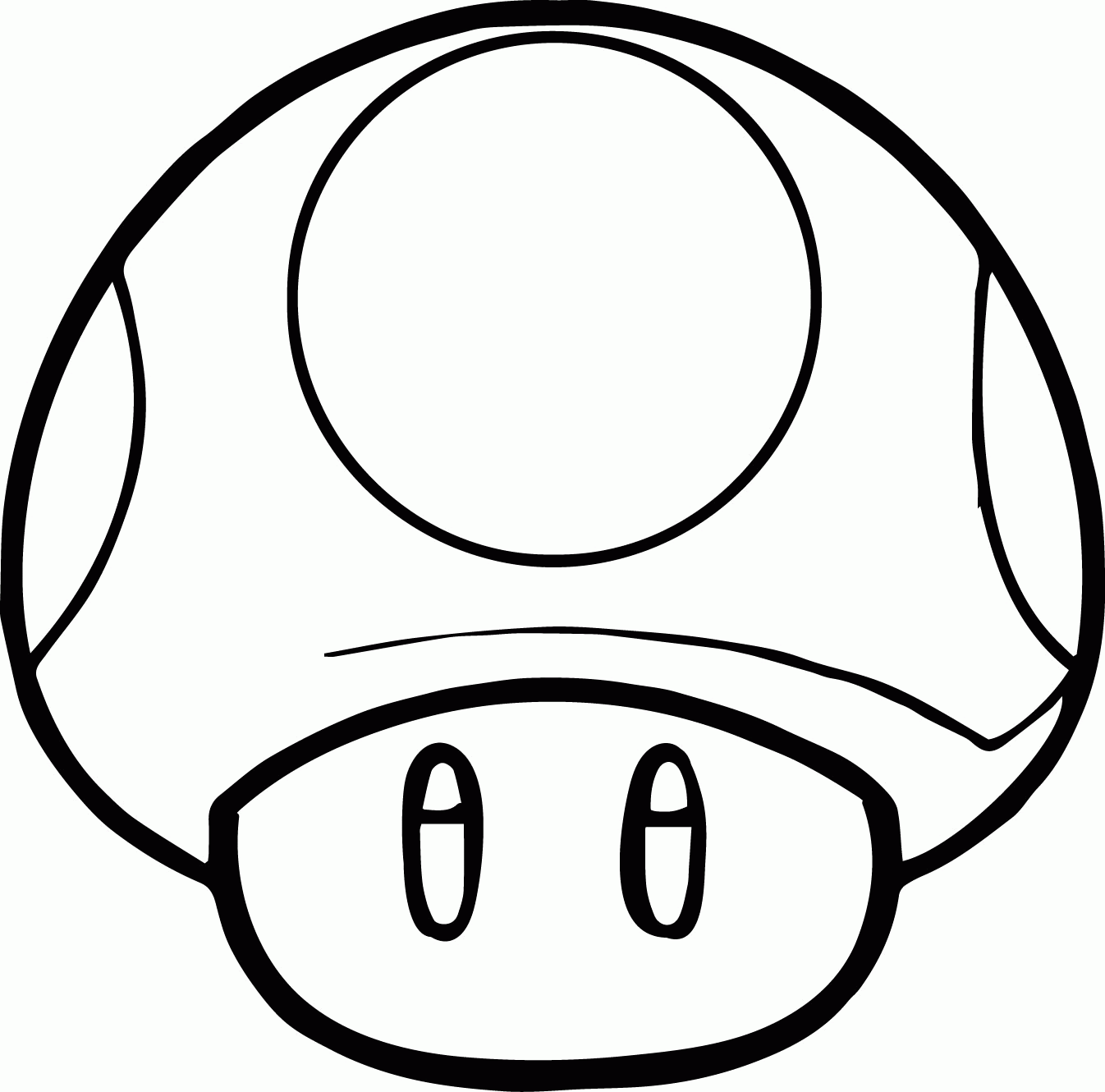Download mushroom mario coloring pages - Clip Art Library