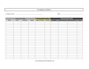 logs  inventory templates
