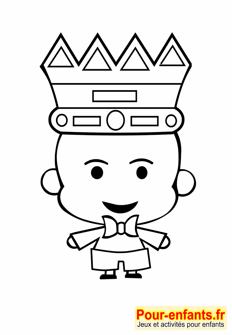 Imprimer ce coloriage pour l épiphanie