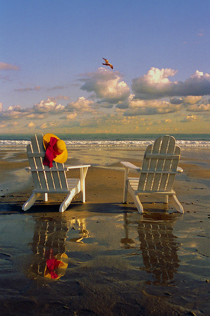 Adirondack chairs on the beach Flickr - Photo Sharing!