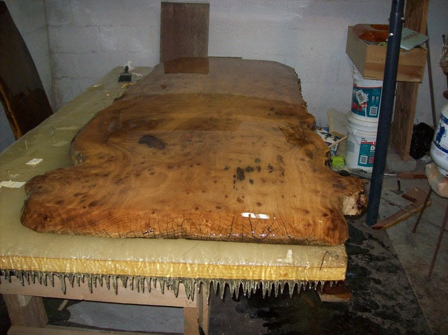 Siberian Elm Table - by Wayne Dailey @ LumberJocks.com 