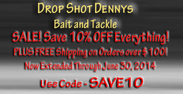 Drop Shot Denny's April 2014 SALE!