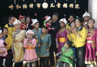El presidente chiho, Xi Jinping, en la región autónoma de Mongollia Interior, el pasado 28 de enero. (Xinhua)