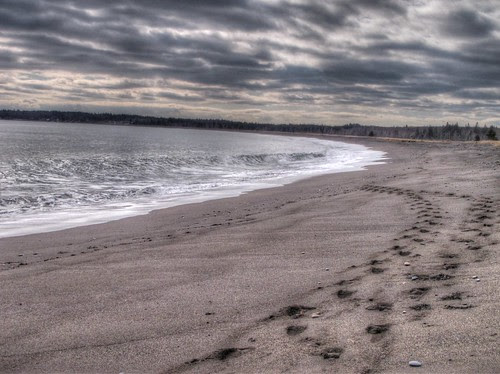 Footprints in the sand