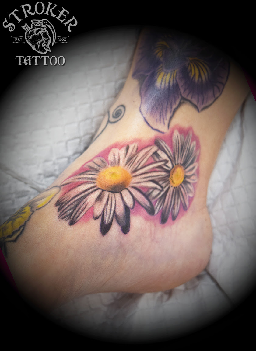 マーガレットtattoo 木花咲耶姫筋彫り ホヌ下絵 Stroker Tattoo