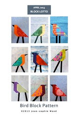 Bird Block Pattern Cover