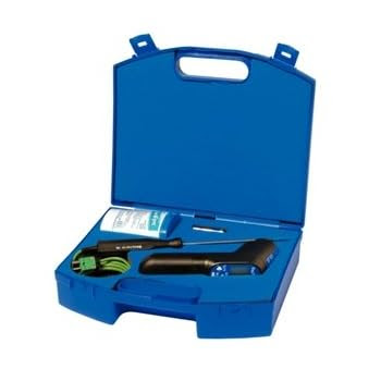 RayTemp 8 Infrarouge Thermomètre Kit Combo Pack inclut cas, thermomètre infrarouge, sonde thermocouple, lingettes sonde et la batterie.