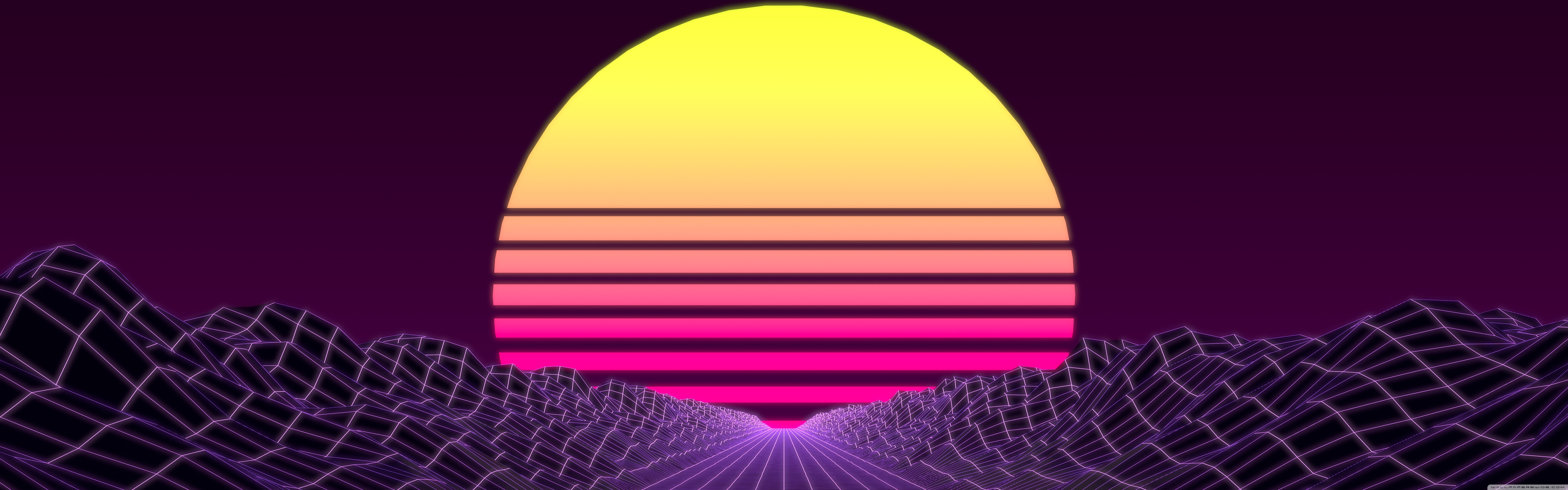 Synthwave Ultra HD Desktop Background Wallpaper for : Widescreen