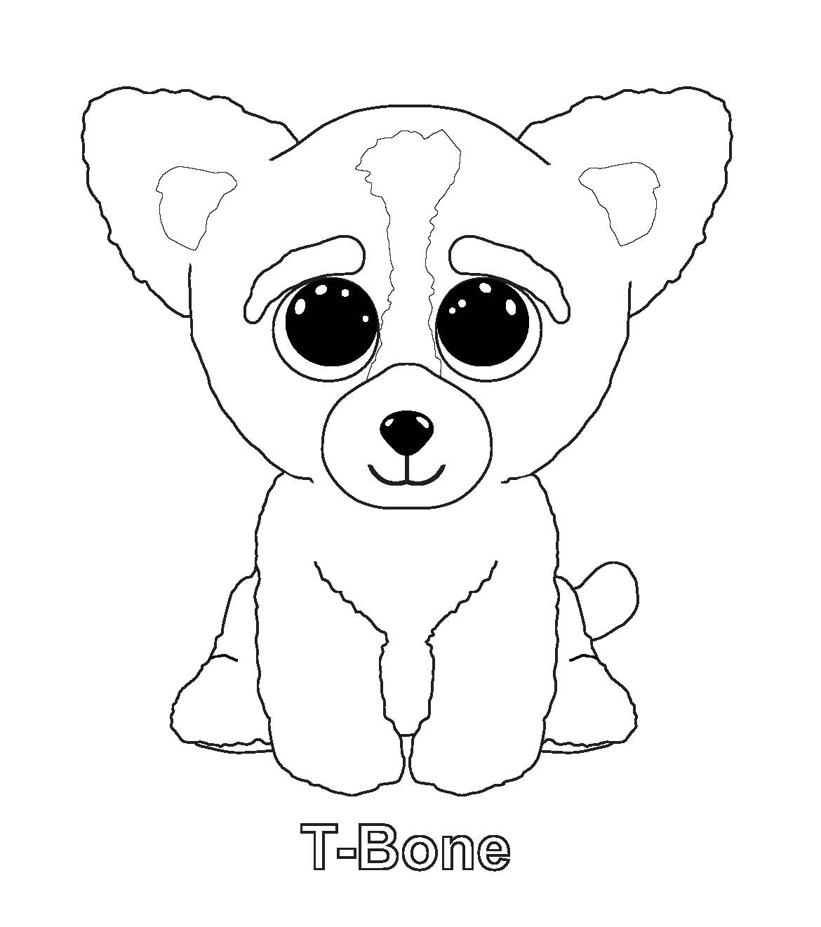 Ty beanie boo coloring pages download and print for free