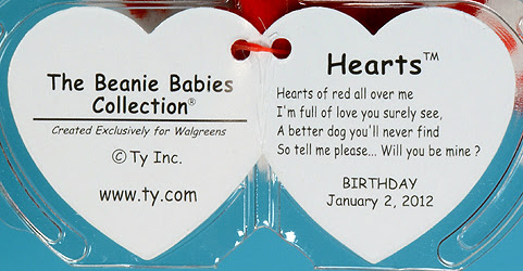 Hearts - Ty Beanie Babies