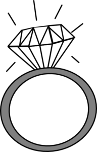 Wedding ring clipart free