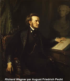 August Friedrich Pecht, Portrait of Richard Wagner
