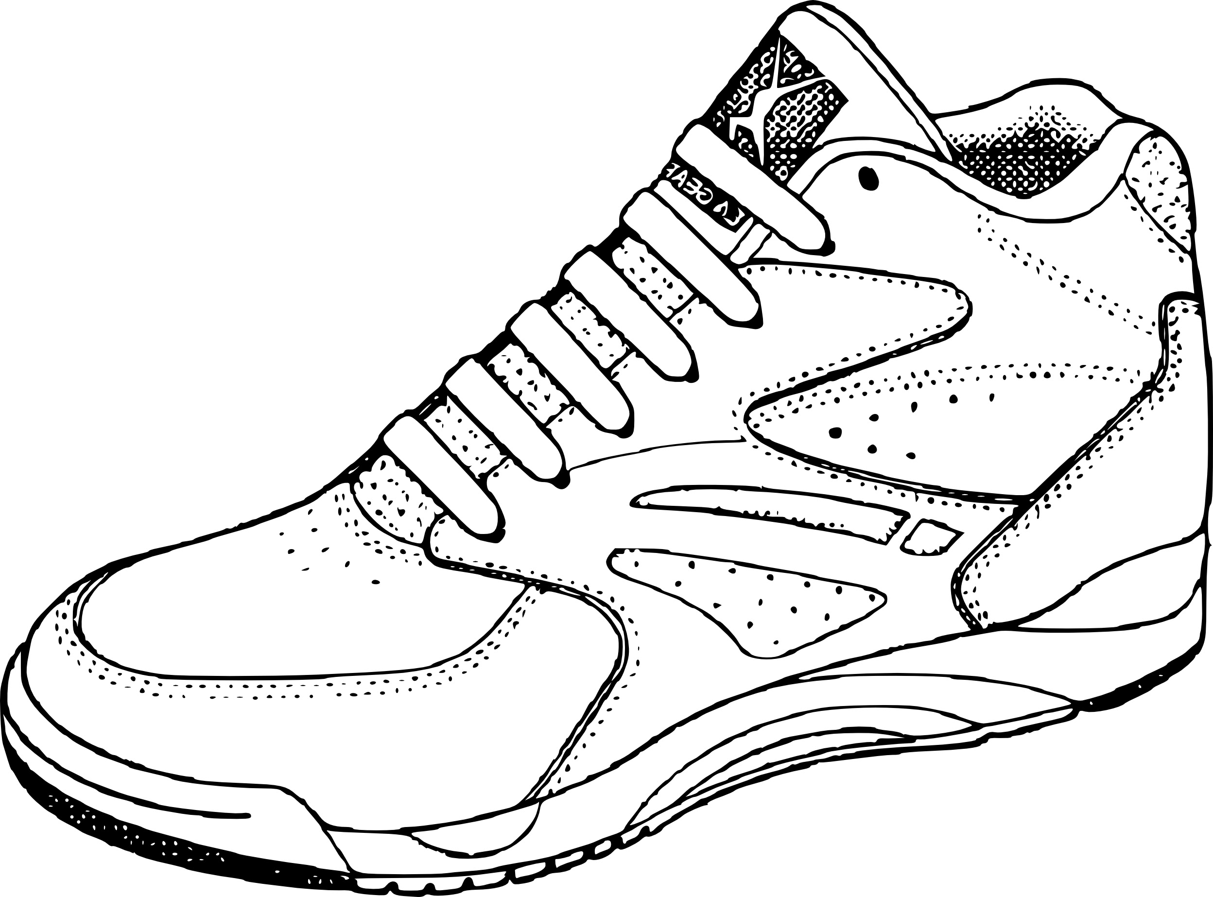 image chaussure a imprimer