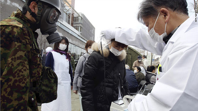 Thousands of people living near the troubled Fukushima Daiichi nuclear power plant have been evacuated from their homes.