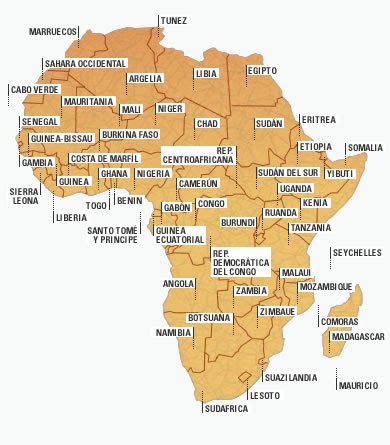 mapa de África