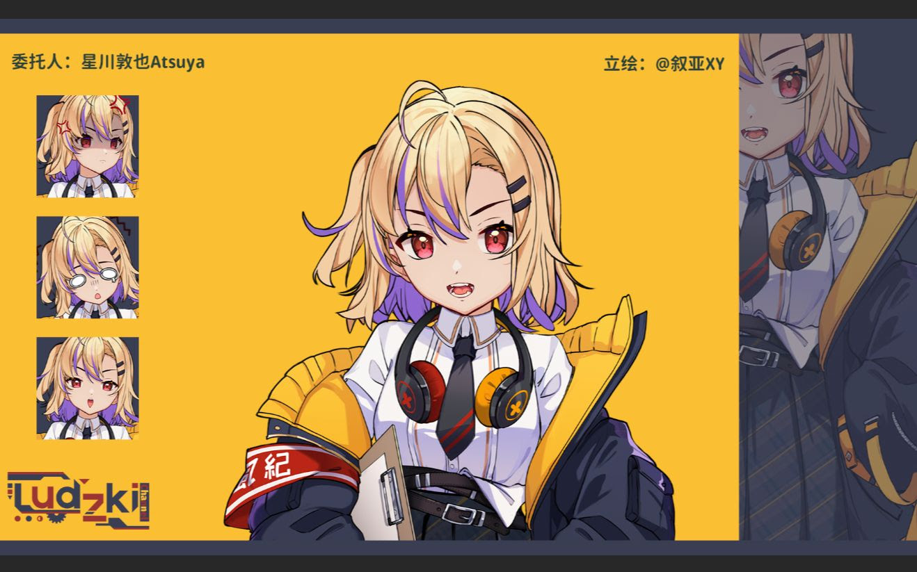 Live2d模型展示 是喜欢玩游戏的夹击妹抖哒 星川敦也atsuya 哔哩哔哩 つロ干杯 Bilibili