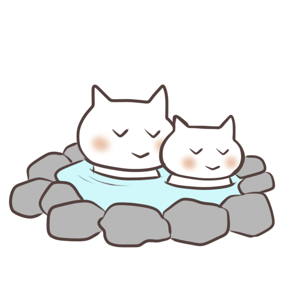 温泉のイラスト かわいいフリー素材が無料のイラストレイン