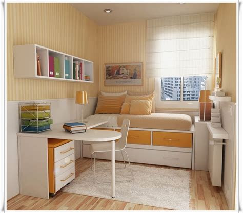 interior kamar tidur sempit