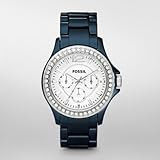 Fossil Women's CE1045 Riley White Dial Watch