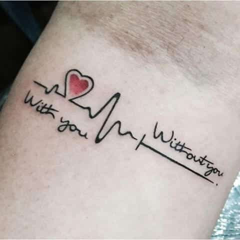 Heartbeat Tattoos For Men Ideas And Inspiration For Guys