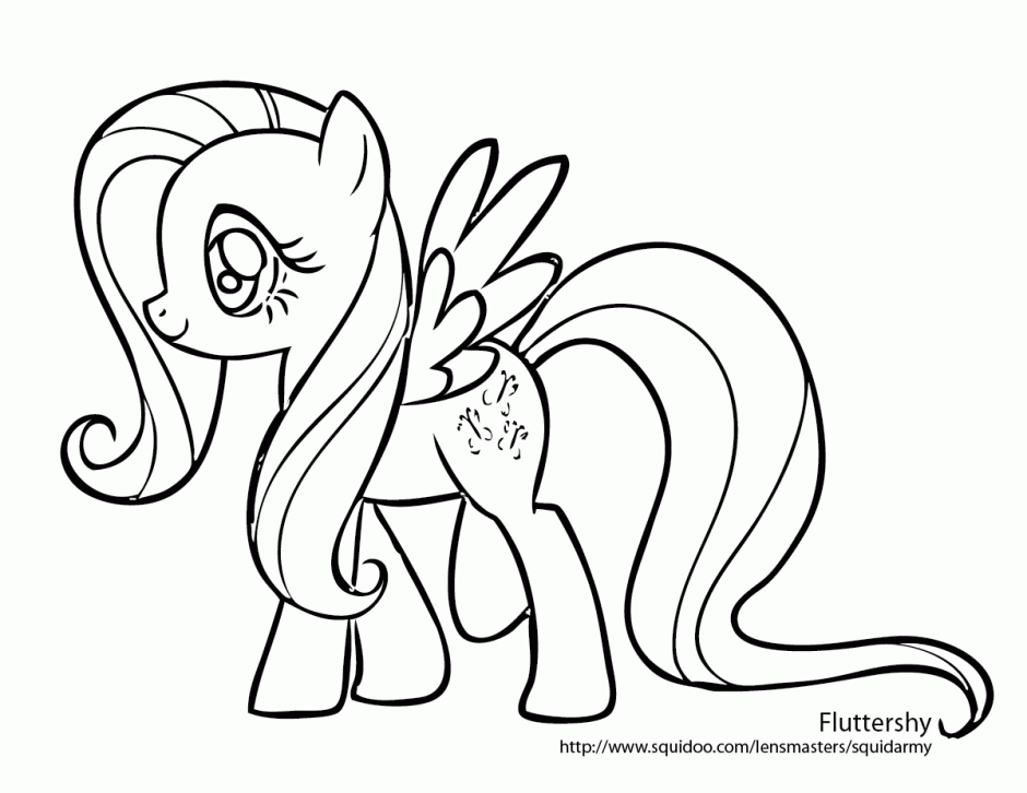 My Little Pony Friendship Is Magic Printable Coloring Pages