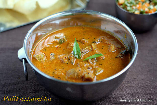 Brinja + drumstick in tamarind gravy