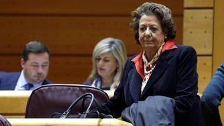 Rita Barberá, en una imatge d'arxiu al Senat (EFE)