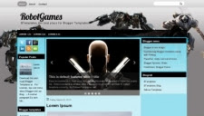 Latest 3 Columns Blogger Templates Free Download, RobotGames