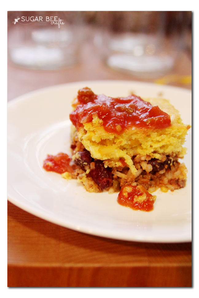 Mexican Pie - weeknight meal idea - Sugar Bee Crafts