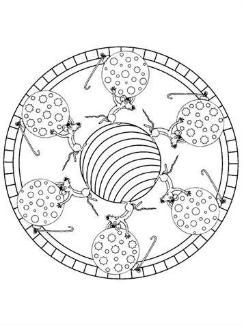 Kids N Fun 36 Kleurplaten Van Mandala Kerstmis