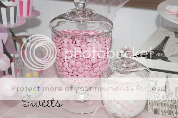 Pink chocolate buttons