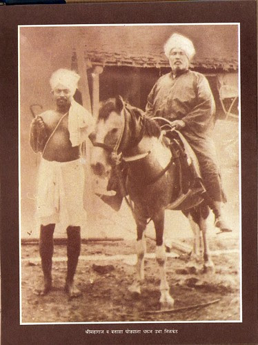 Sri Brahmachaitanya Maharaj on His Steed