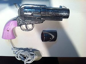 Pink Pistol Hair Dryer. I sooooooo need this!!!!