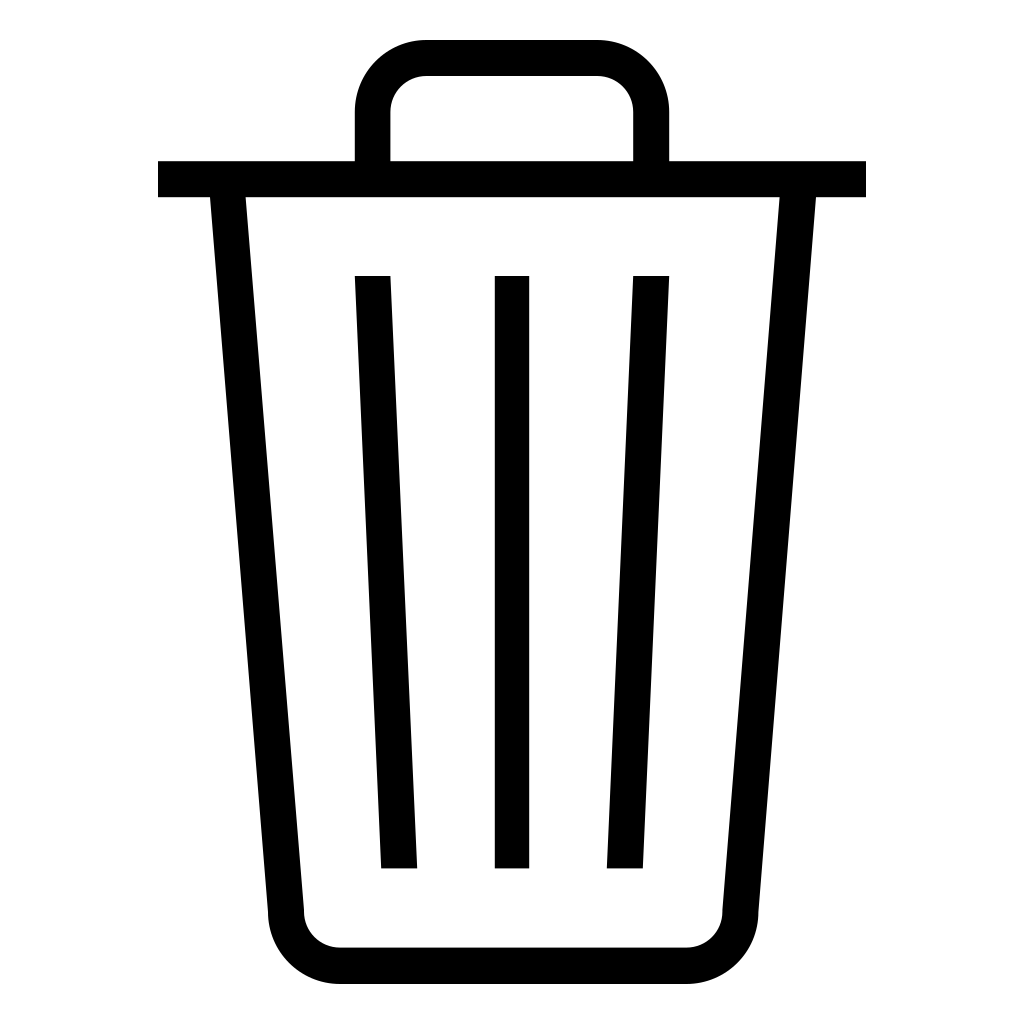 Download Ios Trash Outline Svg Png Icon Free Download (#411751) - OnlineWebFonts.COM