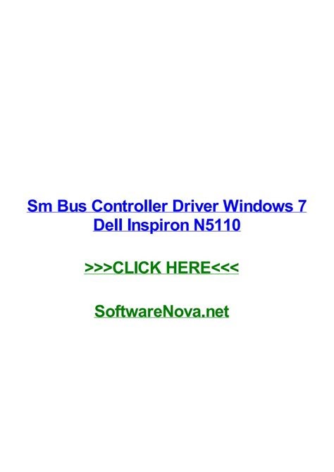 Driver Dell N5110 Network Controller