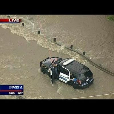 Officer rescued from floodwaters in Sachse