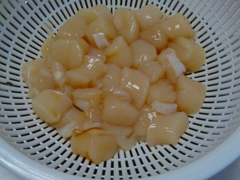 ホタテ稚貝をいただきました ましけコラム