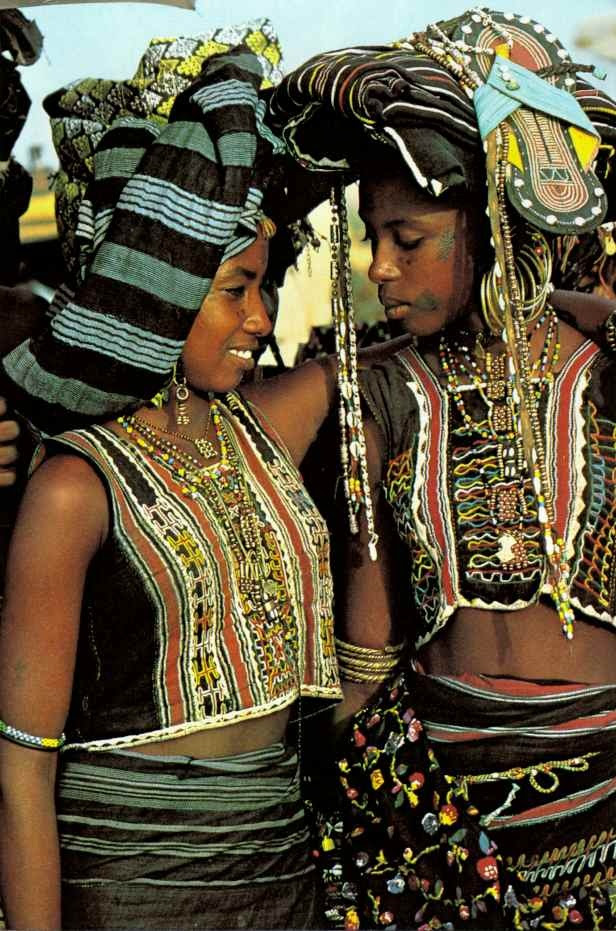 Wodaabe Girls at a Geerewol Festival